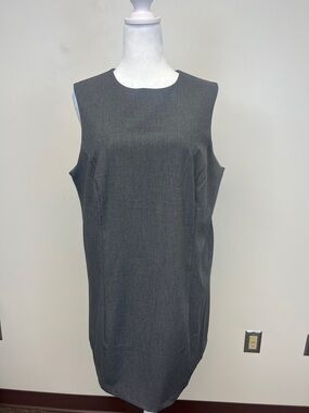 H&M Divided Charcoal Grey Simple Sleeveless Dress Size XL